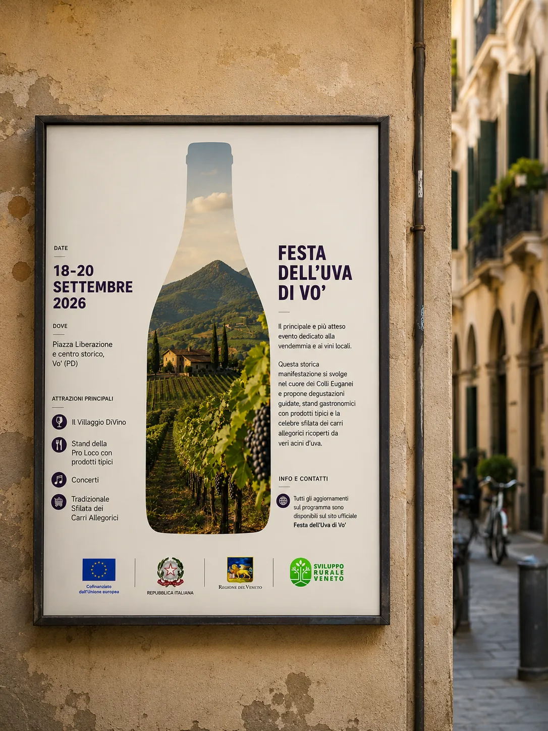 Mockup Affissione - Festa dell'Uva