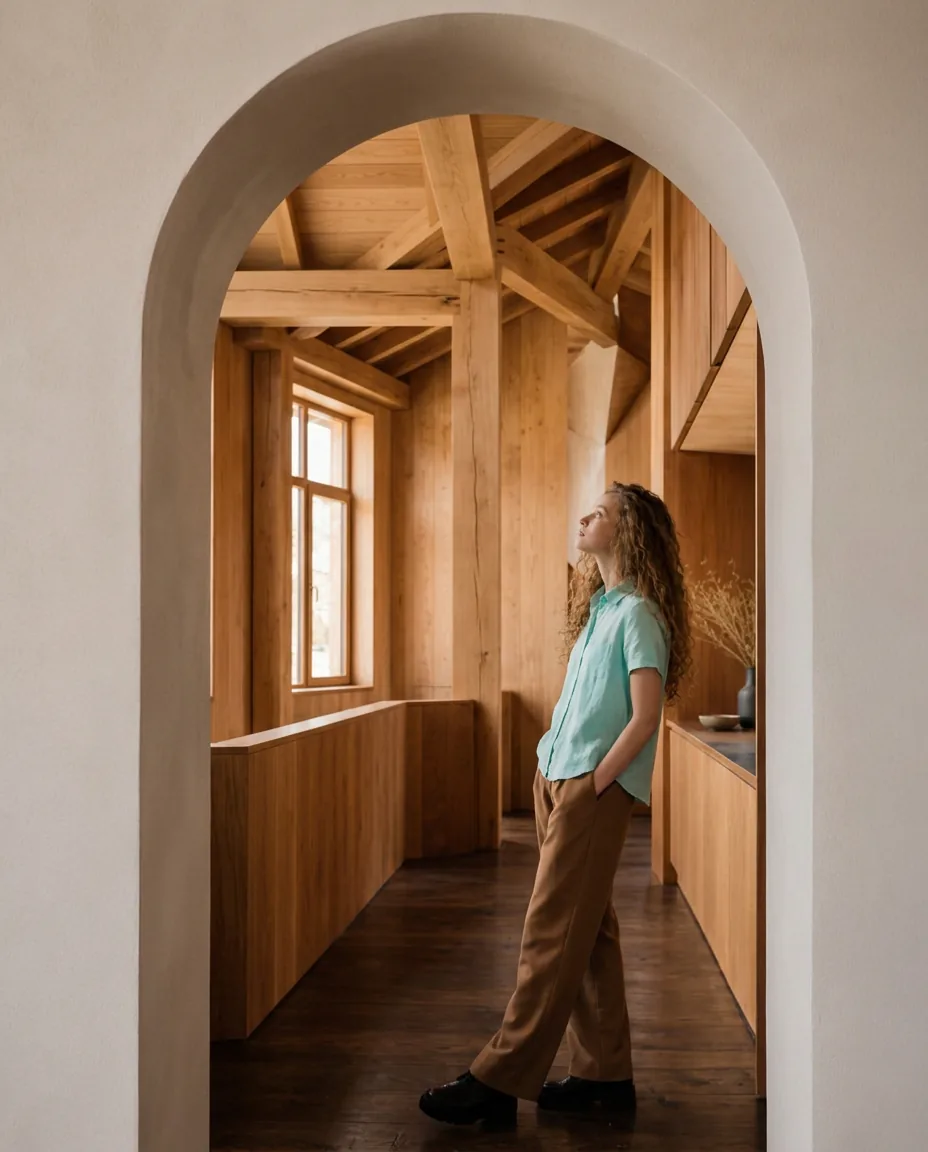 Wood Interior Portrait