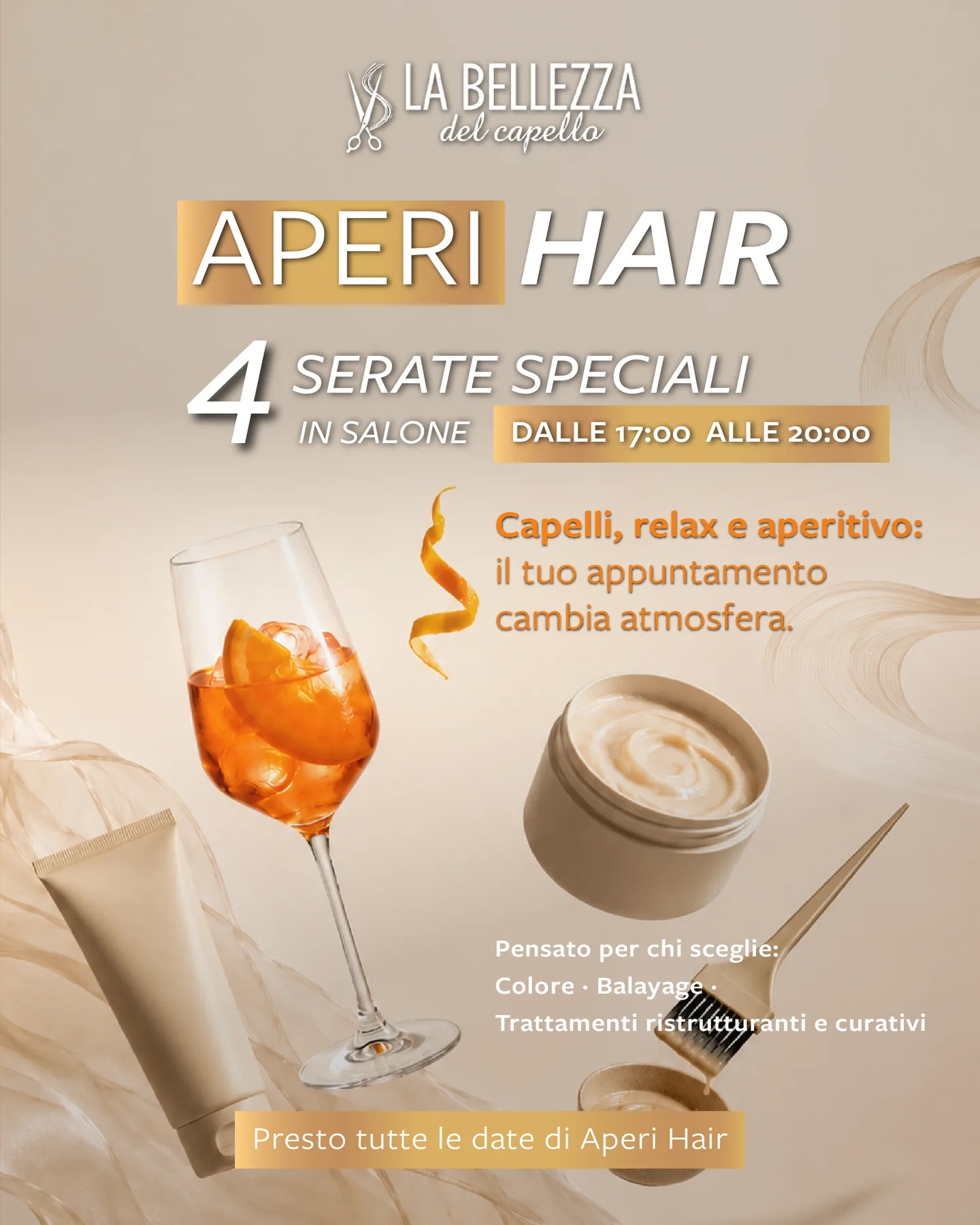 Post social Aperi Hair presentazione