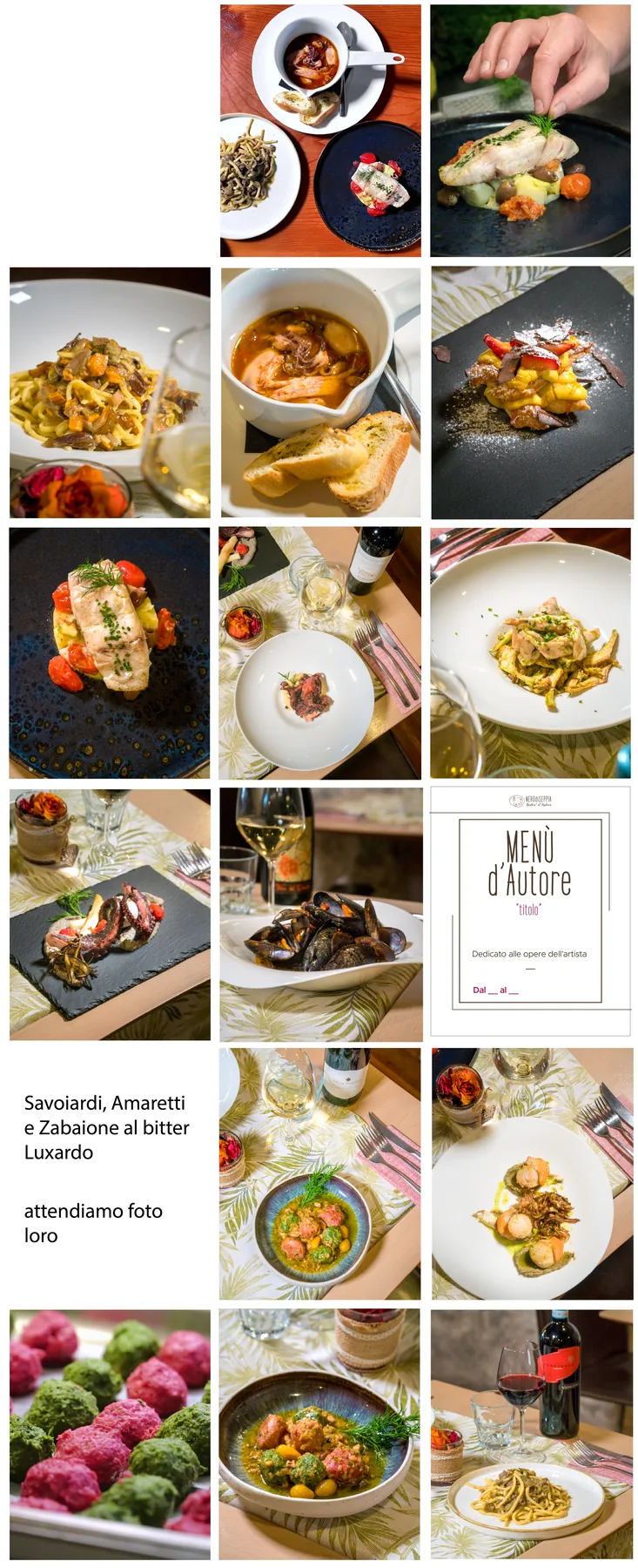 Menu d'Autore PED